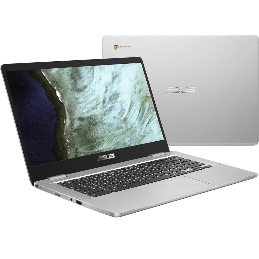 ASUS Chromebook C423NA, 14" HD Nano-Edge Display Intel Processor N3350 64GB eMMC - Picture 1 of 9